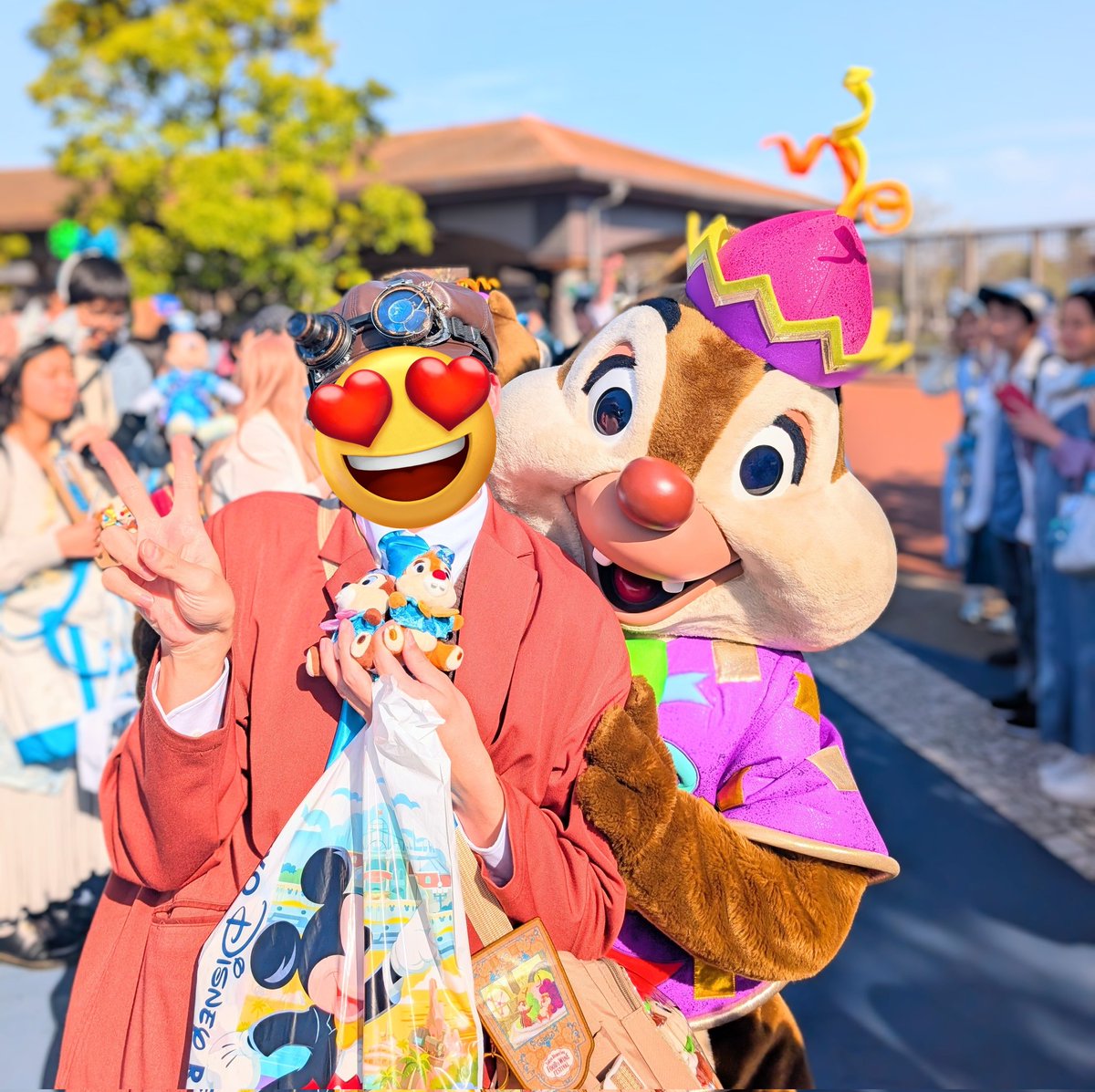 無事に会えました、チップとデール😭
今日も最高に可愛かった〜！！！✨️