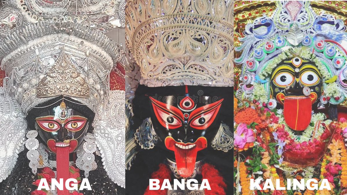 The traditional set up of Maa Kali, a prominent Goddess of the East, in ...
