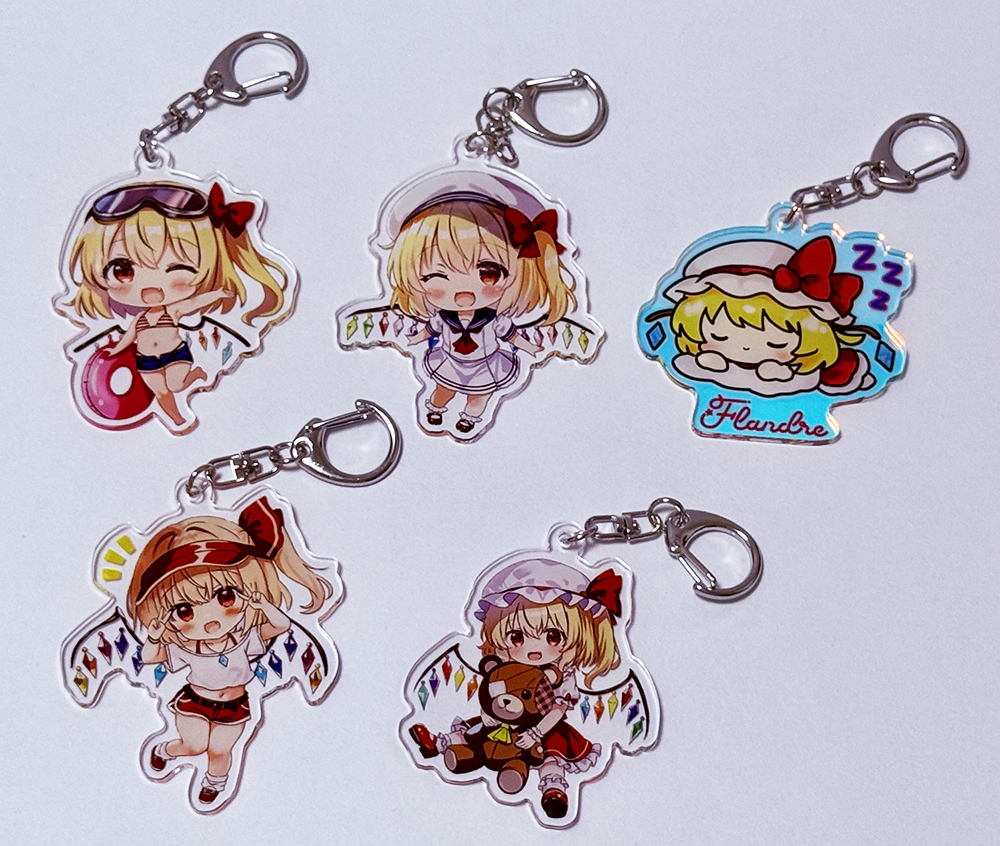 例大祭でアクキーガチャやります!数が少ないレアアクキーでオーロラアクキー!当たり券が入ってたらB2タペストリー、75mm缶バッジプレゼントします!是非遊びに来てください😊あ15abです! 