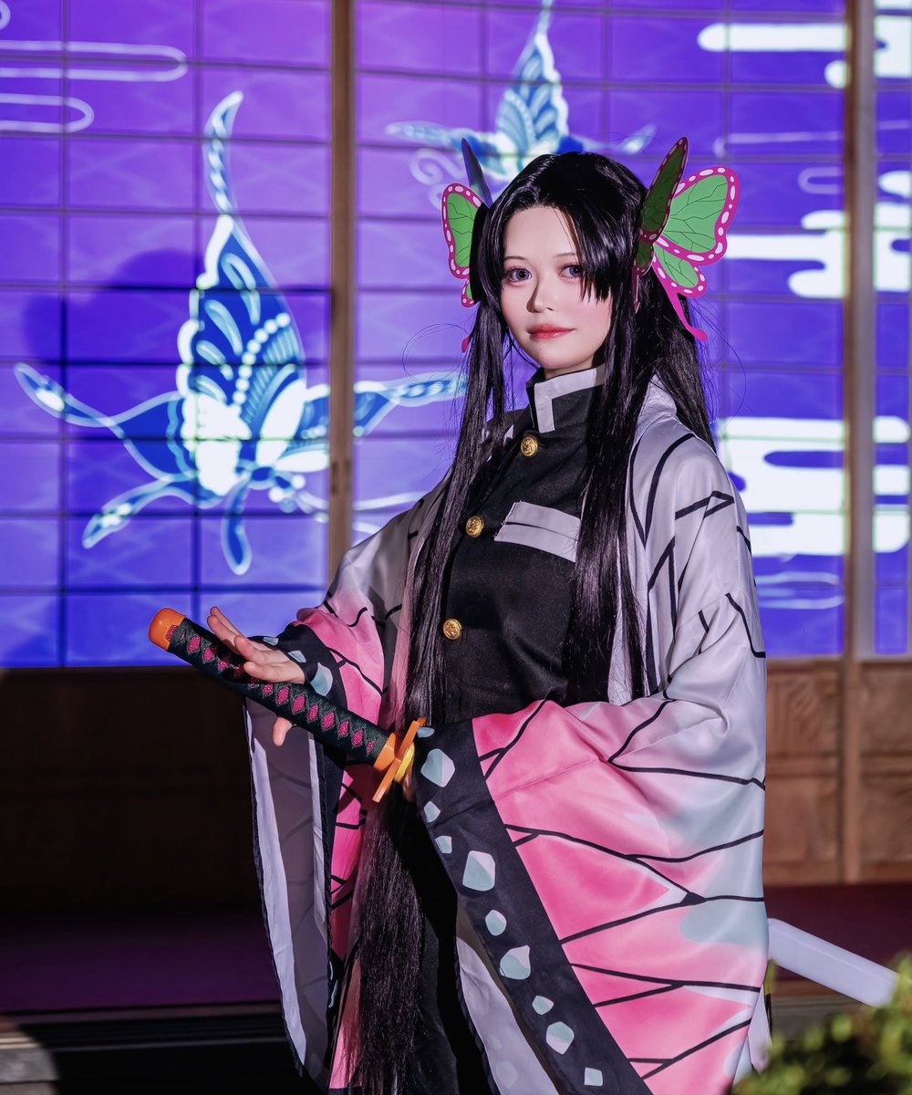 Cosplay / kmt 🩷🦋胡蝶カナエ 📸@uruhu741 #鬼滅の刃コスプレ #胡蝶