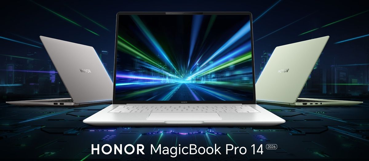 HindiTechDaily's tweet image. Honor 💥 MagicBook X Series का मेगा लॉन्च 23 अप्रैल को! गेमिंग लैपटॉप और अपग्रेडेड प्रोसेसर के साथ तैयार हो जाइए। क्या ये मार्केट को बदल देगा? #HonorLaunch #LaptopDeals #TechIndia hinditechdaily.com/2026/04/honor-…