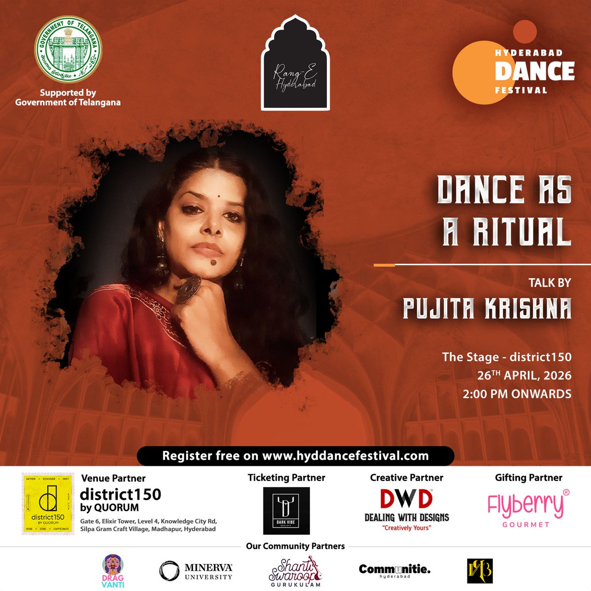 KrishnaPujita's tweet image. I am presenting this talk at District 150 by Quorum on the 26th of April at 2 pm. The talk will cover some little known, interesting aspects of traditions connected with dance forms from around the world. It's free and open to all. #dance #traditions #hyderabad