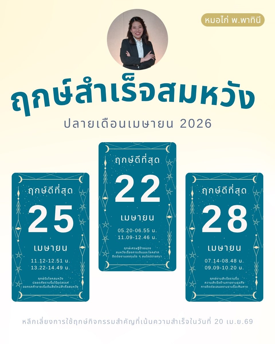 หมอไก่ พ.พาทินี tweet media