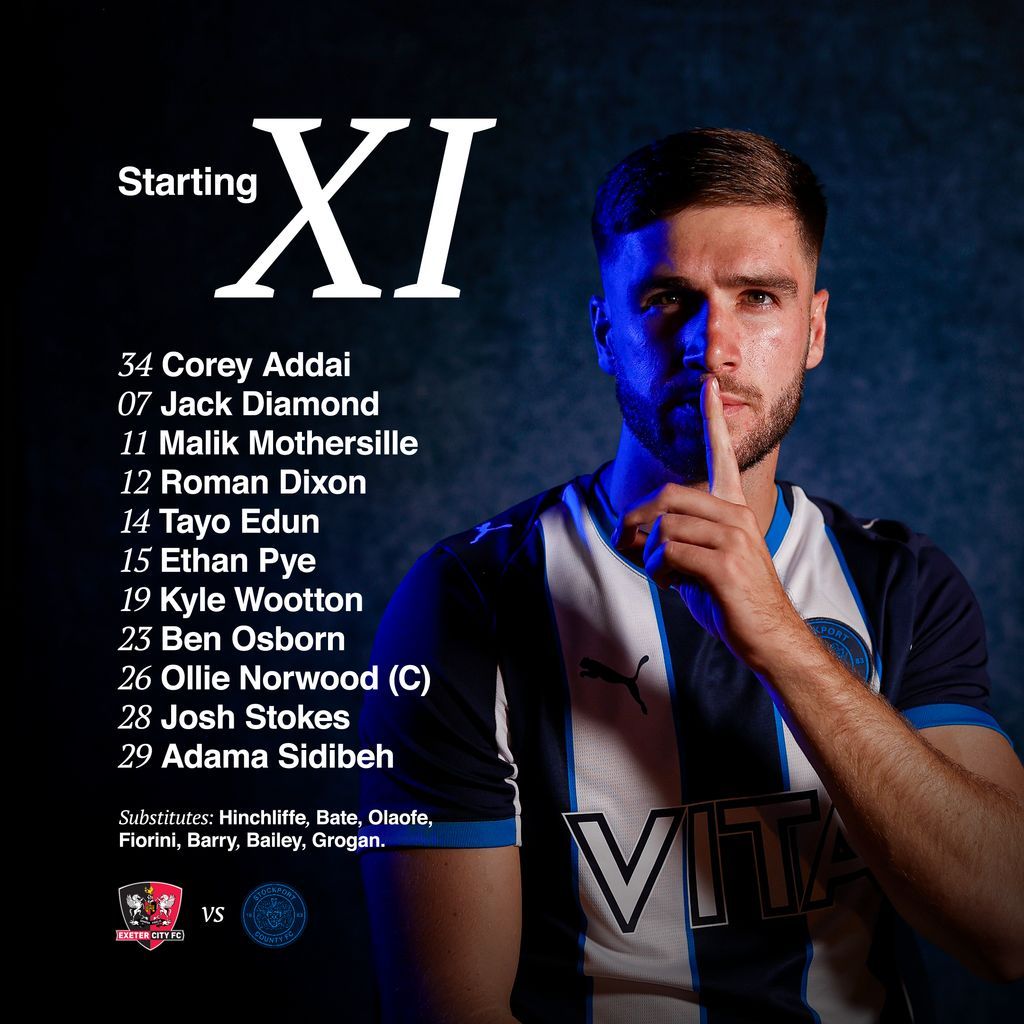 Stockport County tweet media