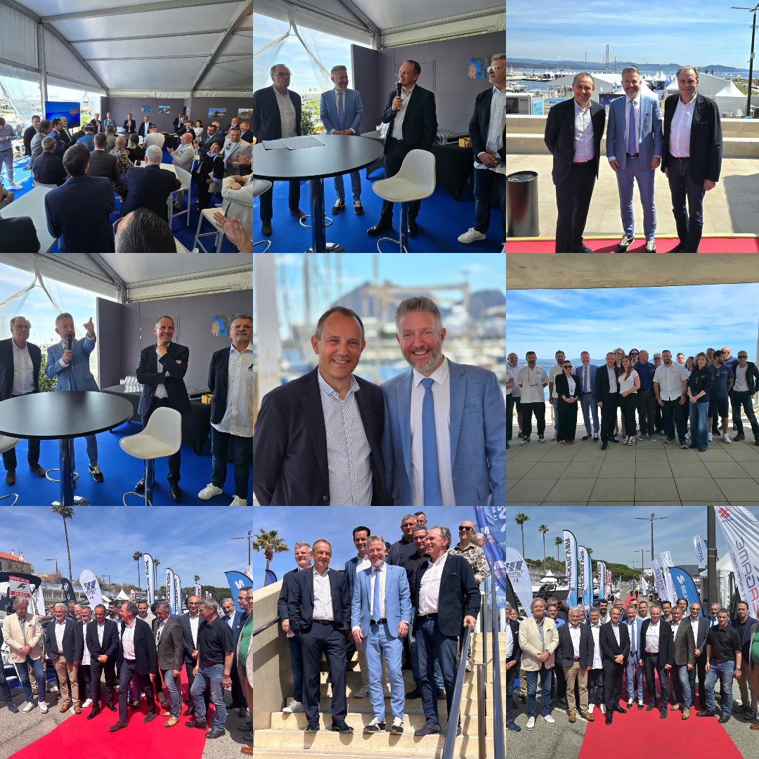 Rendez-vous traditionnel et chaleureux avec les maires du territoire à l’occasion des #Nauticales . Je suis particulièrement fier et honoré de la présence de <a href="/RenaudMuselier/">Renaud Muselier</a> , Président de <a href="/MaRegionSud/">Région Sud</a> et <a href="/NicolasIsnard/">Nicolas Isnard</a> , Président de  <a href="/AMPMetropole/">Métropole Aix-Marseille-Provence</a>