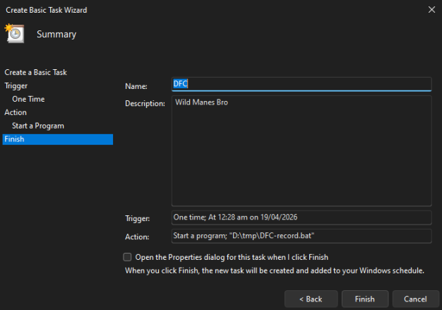 jaime2witter's tweet photo. Windows Task Scheduling my beloved ♥

yep, expect me to record it while i'm sleeping since time zones sucks

#WildManes on #DiscoveryFamily is at 12:30pm EST (12:30am in the Philippines) today, so you better watch it, if you want i guess lol https://t.co/EeRxreTmsd