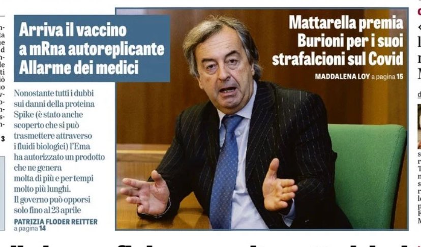 <a href="/RRomani1973/">Riccardo Romani</a> E della “dignità” di chi lo ha premiato “al merito della sanità pubblica”  cosa si potrebbe affermare? 🤬 <a href="/Quirinale/">Quirinale</a> <a href="/MinisteroSalute/">Ministero della Salute</a> <a href="/RobertoBurioni/">Roberto Burioni</a>