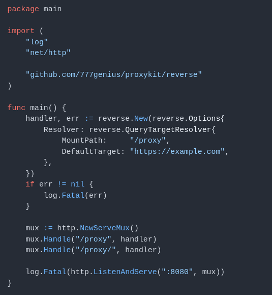 golangch's tweet image. Embedded Go proxy foundation for reverse, forward, CONNECT, WebSocket, and runtime-aware proxy workflows.
#golang

github.com/777genius/prox…