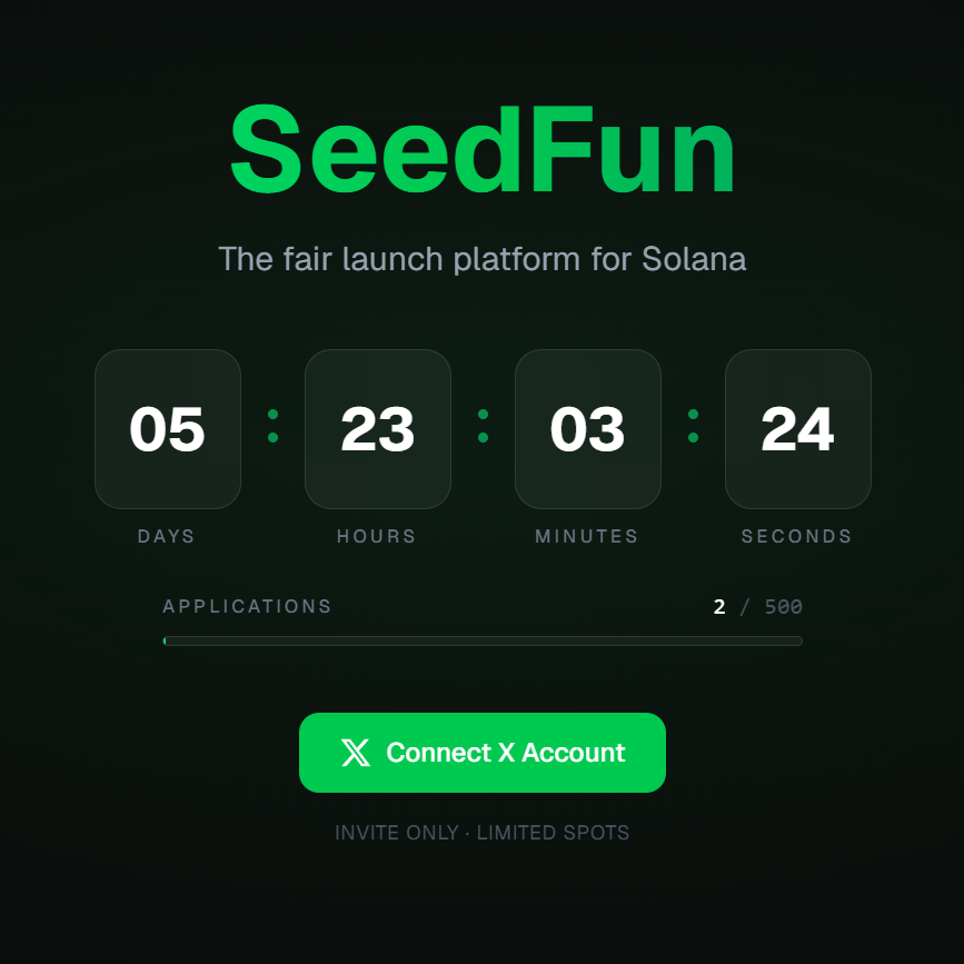 SeedFun - Presale for Pump.fun Launches! tweet media