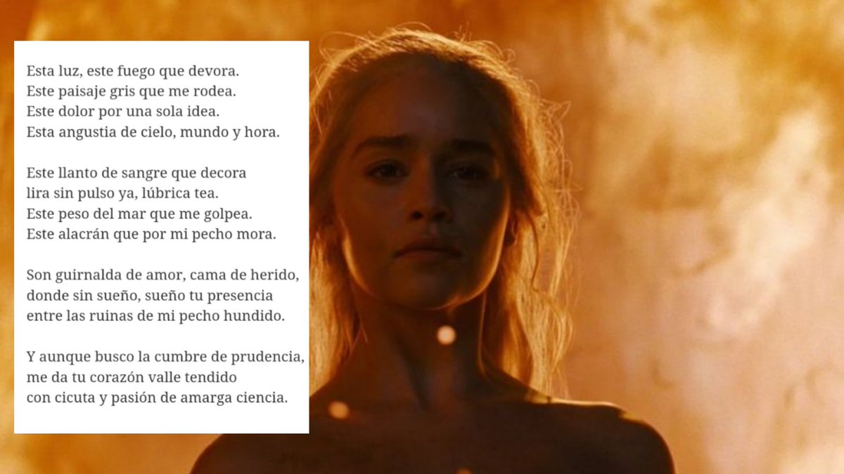Dany as — Llagas de Amor by Federico García Lorca, for #danycultures2026
