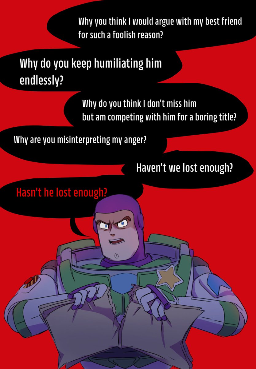 Maya19491001's tweet image. #toystory

-Misinterpreted anger-