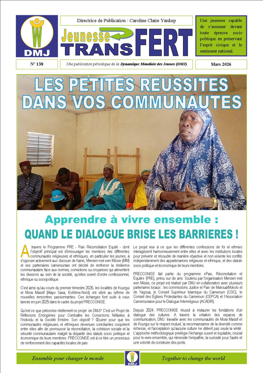 DMJ - Dynamique Mondiale des Jeunes tweet media