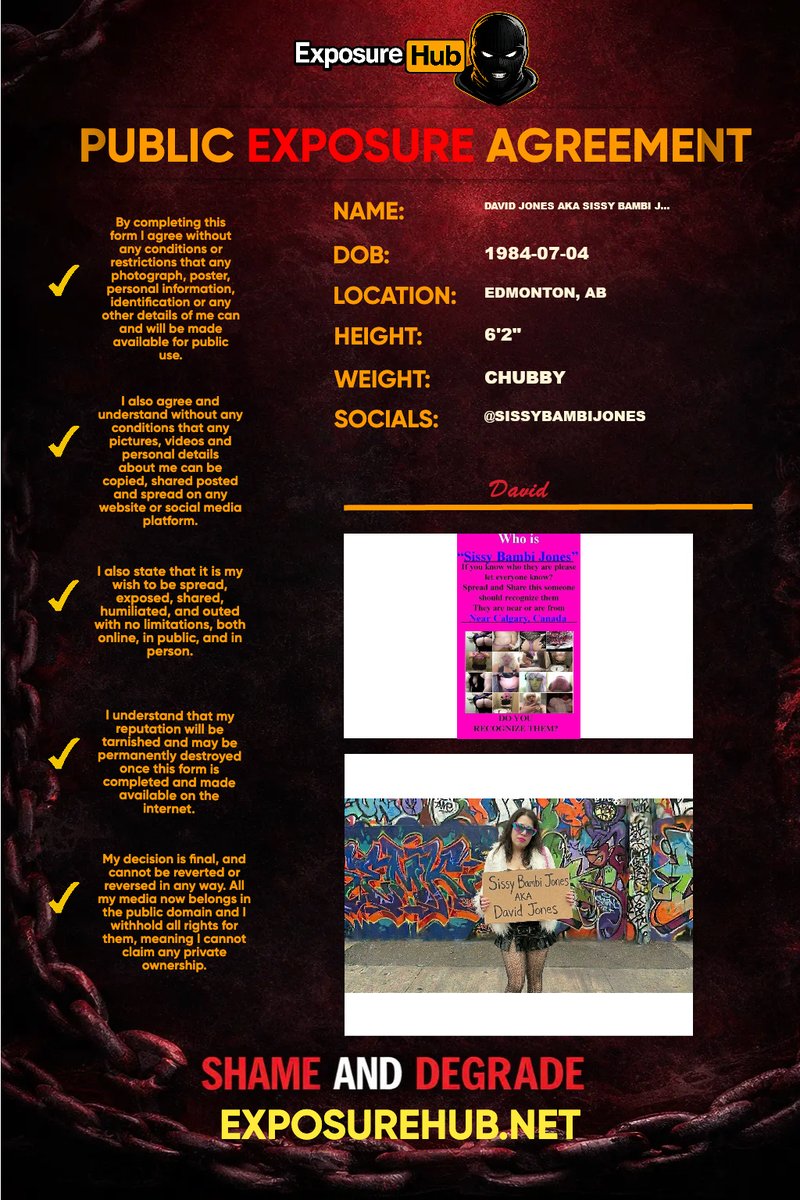 The Exposed Sissy Bambi Jones tweet media