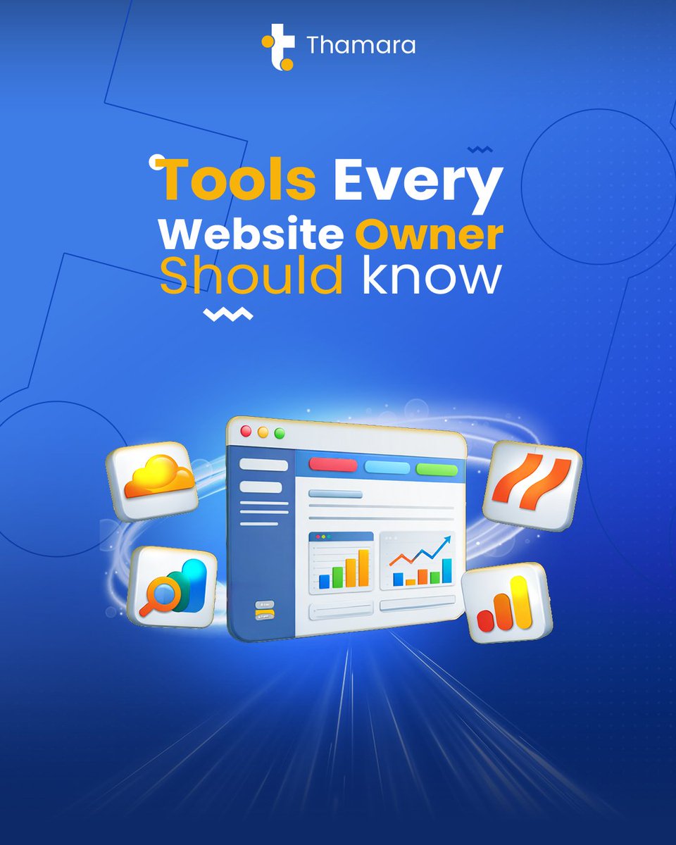 Thamaracloud's tweet image. Managing a website usually involves multiple tools that help track traffic, monitor performance, understand visitor behavior, and improve security.

These tools help website owners make better decisions about performance and growth.

#DigitalTools #SaaS #ThamaraHosting