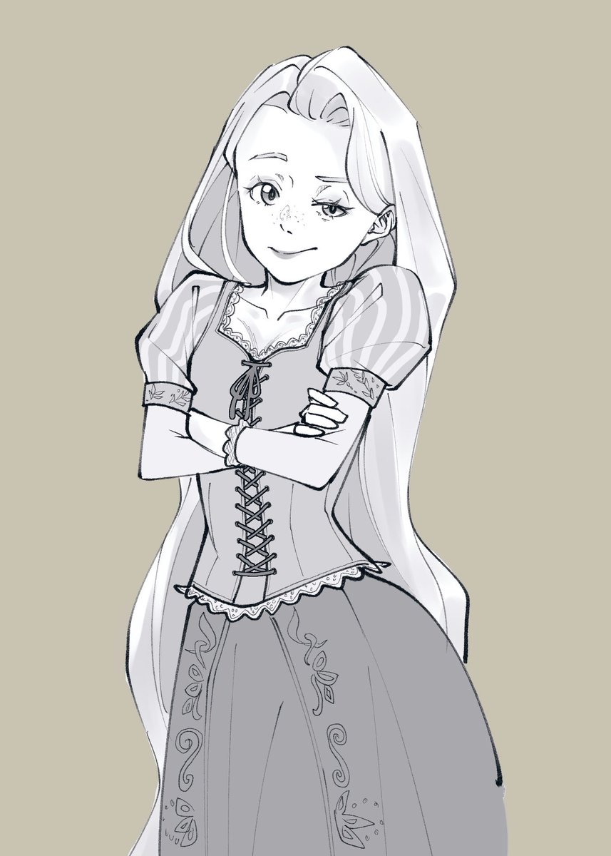 Amazing_Kecho's tweet image. 髪の毛描くの楽しかった
#塔の上のラプンツェル #tangled #Rapunzel