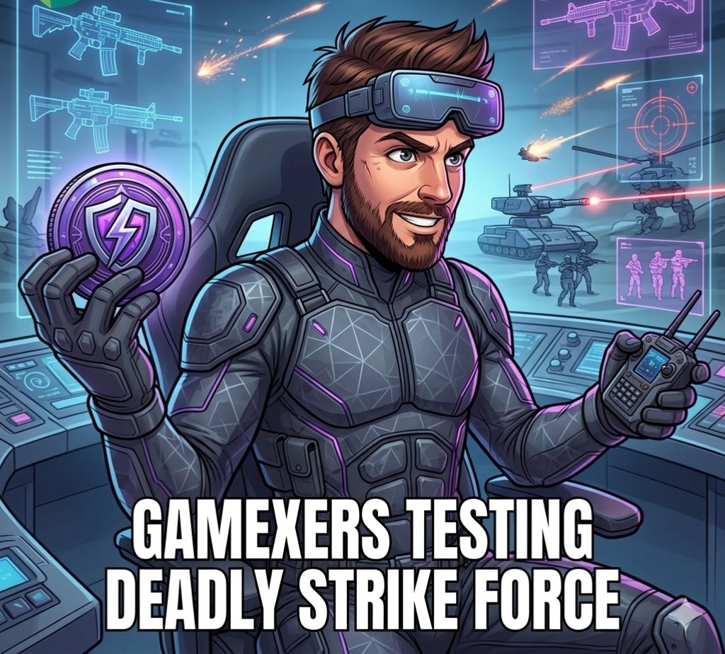 mitchgrassi90's tweet image. The GameXers are officially in the lab, putting the Deadly Strike Force through its paces. 

While everyone else is just playing, we’re perfecting the art of the win.
Locked, loaded, and testing for glory. 
@GameXLabsGMX #DeadlyStrikeForce #GamingCommunity #GameXers #Web3Gaming