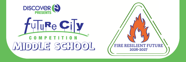 Future City is back and ready for another year!
 
 2026-2027 theme announced as “FIRE RESILIENT FUTURE” where students will design a resilient future city that can prevent, protect, and recover from urban wildfires.

📷Registration is officially open: Futurecity.org/register
