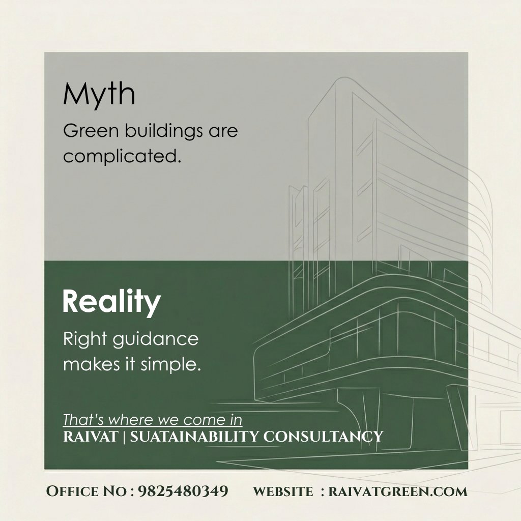 raivatgs's tweet image. Sustainability is no longer a choice - it’s the direction the industry is moving towards.

The question is: are you ready for it?

#FutureReady #GreenBuilding #RaivatGreen #Sustainability #MythVsReality