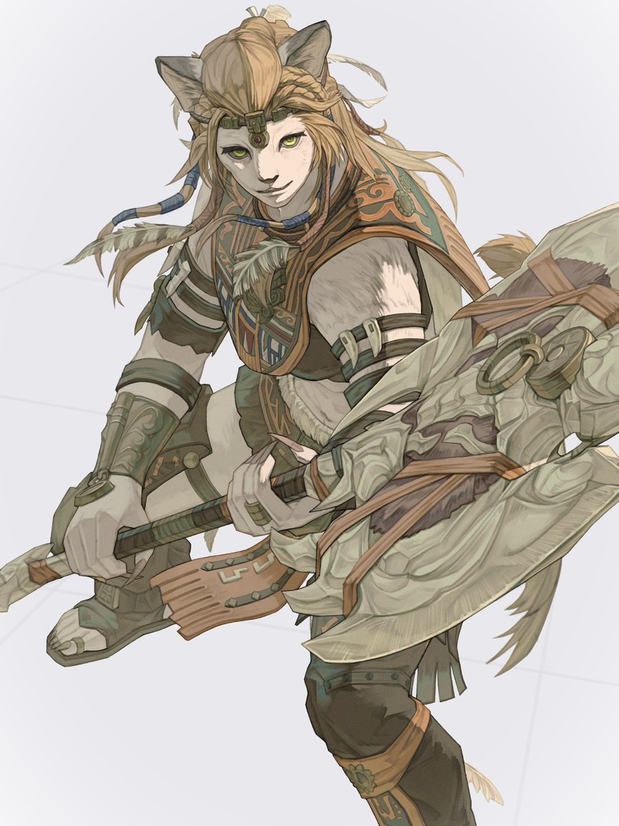 우크라마트 작업했습니다
ウクラマト
Wuk Lamat
#FFXIV #FF14 #FFXIVART