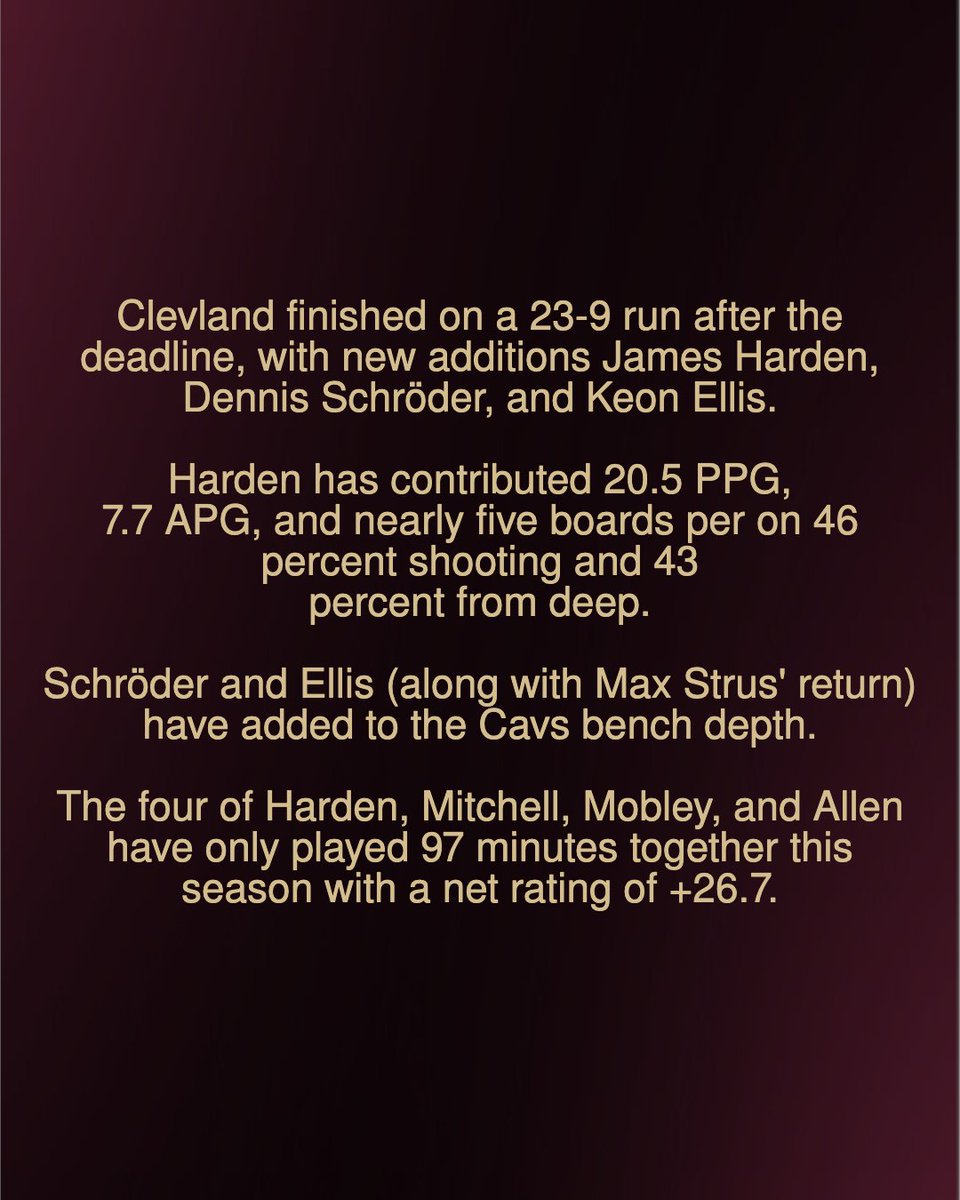 Cleveland Cavaliers tweet media