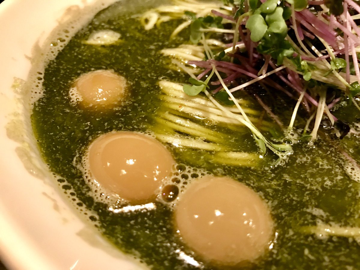 明日4/19(日)のメニューです

【煮干蕎麦】
・伊吹と黒鯵煮干ソバ(伊吹島沖産いりこ、境港黒鯵煮干)
・ニラ煮干ソバ
・【20食】いりこ出汁と冷たい鮭搾りつけソバ(キングサーモン、銀鮭、アトランティックサーモン×いりこ出汁/ゆめ平打ち)
・紅ズワイ蟹煮干ソバ(境港丸八水産直送 紅ズワイ蟹×伊吹黒鯵)