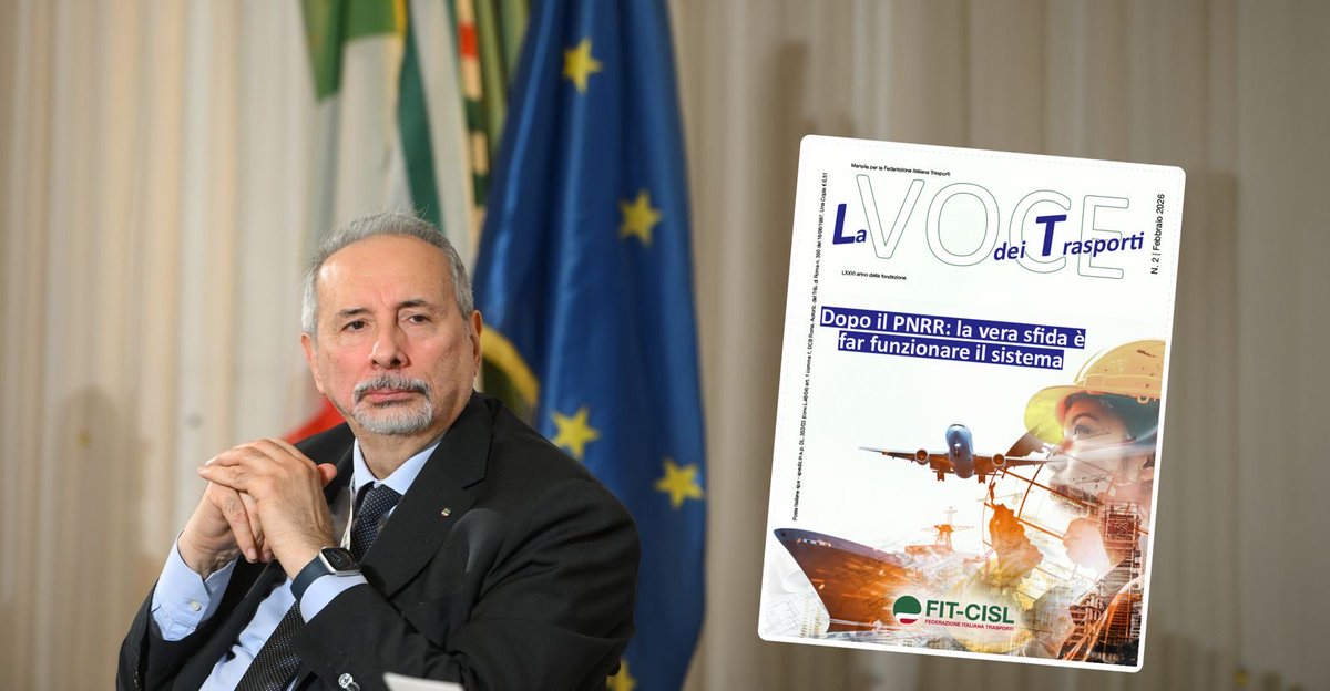 #18aprile 🗞️Online il nuovo numero de 𝐋𝐚 𝐕𝐨𝐜𝐞 𝐝𝐞𝐢 𝐓𝐫𝐚𝐬𝐩𝐨𝐫𝐭𝐢 tinyurl.com/ycy432kb
✍️Leggi l'editoriale 𝐃𝐨𝐩𝐨 𝐢𝐥 𝐏𝐍𝐑𝐑: 𝐥𝐚 𝐯𝐞𝐫𝐚 𝐬𝐟𝐢𝐝𝐚 𝐞̀ 𝐟𝐚𝐫 𝐟𝐮𝐧𝐳𝐢𝐨𝐧𝐚𝐫𝐞 𝐢𝐥 𝐬𝐢𝐬𝐭𝐞𝐦𝐚 tinyurl.com/ytwpjmhk

🔎Visita il sito
