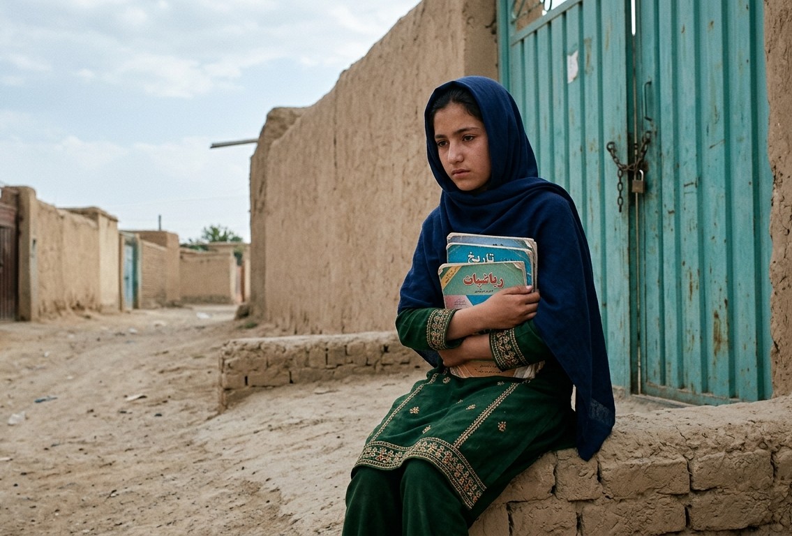 AfghanistanRW's tweet image. Day 1,672.
As a brother, it hurts to see my sister hold her books with nowhere to go. She deserves a classroom, not closed doors.
Please don’t forget her, raise your voice and RT.
@MermanMedia @heatherbarr1
#LetGirlsLearn #StandWithAfghanGirls #EducationForAll #Afghanistan