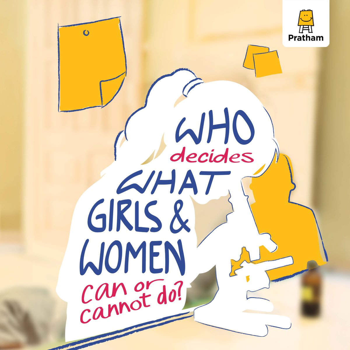 Pratham_India's tweet image. Pratham's #WomenAndGirls programs expose women &amp;amp; older girls to different #learning opportunities &amp;amp; pathways for life &amp;amp; livelihoods; enabling them to thrive in an ever-changing world &amp;amp; be future-ready.  This April, we bring you more on this, asking a simple question: Who decides?