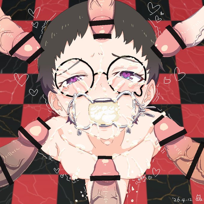 ザーメンまみれのぼくです💕ほんのちょっとした差分があります(0/3) 経過を差分にしてます 