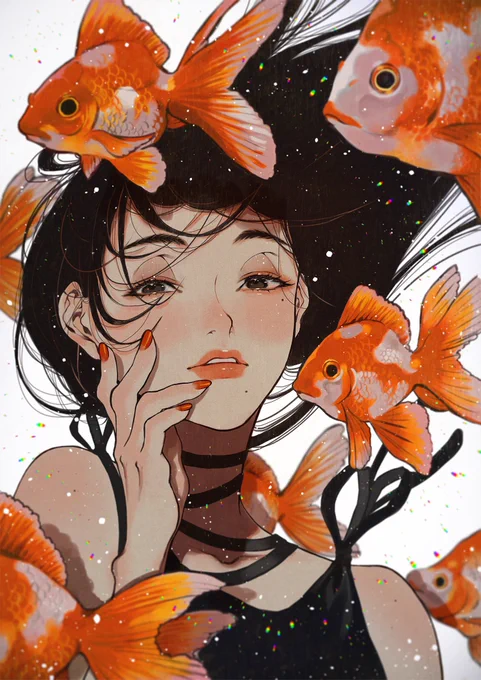 #凍結祭りでフォロワー減ったから自己紹介して逆に増やす 和風のイラストを描きがち。他にも色々。