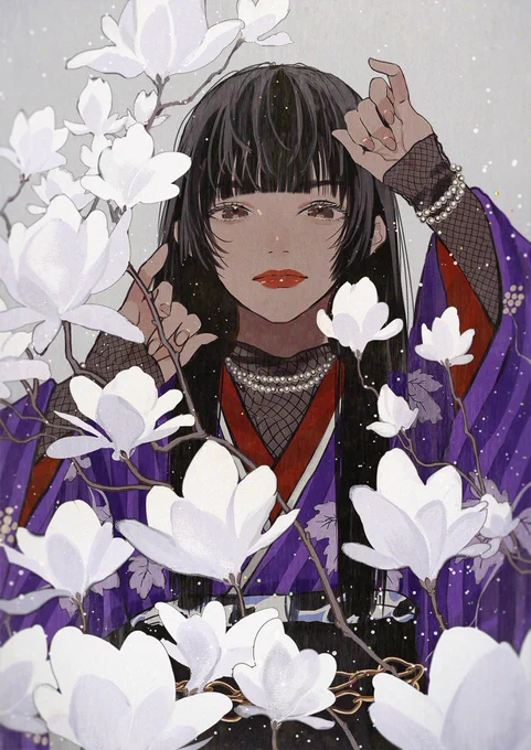 #凍結祭りでフォロワー減ったから自己紹介して逆に増やす 和風のイラストを描きがち。他にも色々。