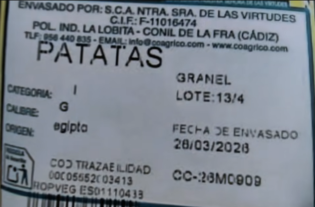 tecala73's tweet photo. @CarrefourES Patatas EGIPCIAS de "proximidad"?...🤔
Te las venden como ESPAÑOLAS, esto no es un fraude?
Via @JuanviPalleter 
@guardiacivil @policia @interiorgob @IustitiaEuropa @hazteoir @dsantosvlog @JuanMa_Moreno @AndaluciaJunta 
#carrefour #Andalucía 
https://t.co/QOCzwMcC57 https://t.co/XONRo7ymuC