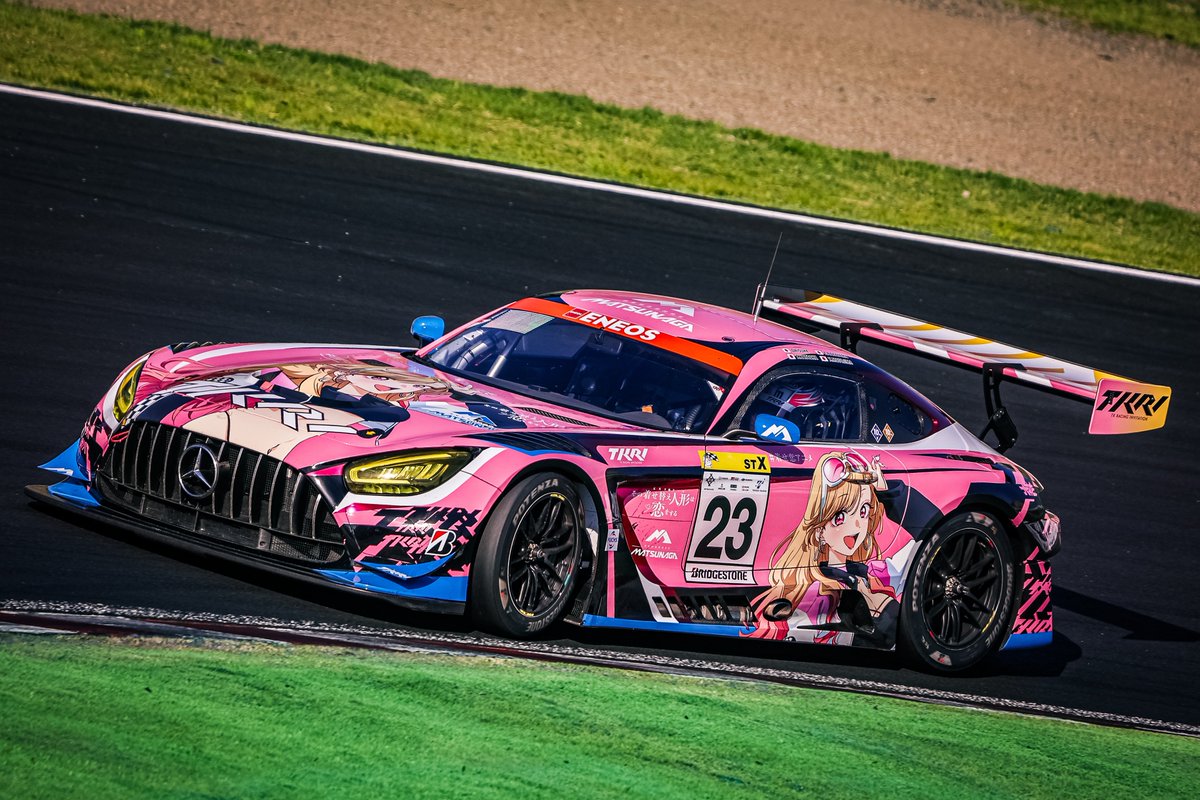 #着せ恋アニメ カラーのAMG🩷🤍🖤
#スーパー耐久 
#S耐