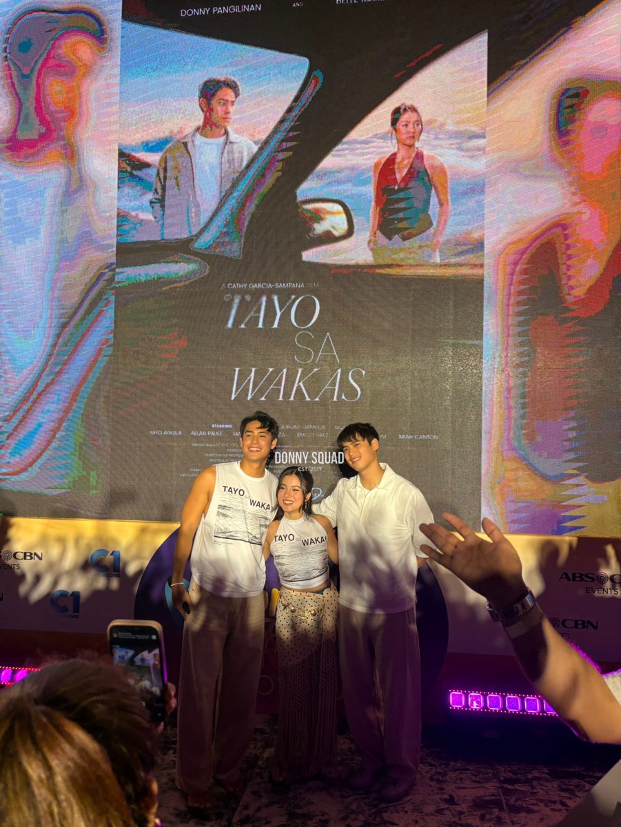 What a great start for the kickoff event of the new groundbreaking film! Huge cheers for the both of you, Donny and Belle! We can't wait for May 27! 🤭🍿

SIMULA NG WAKAS

<a href="/donnypangilinan/">Donny</a> 
#DonBelle #TayoSaWakas
#TayoSaWakasKickoffEvent