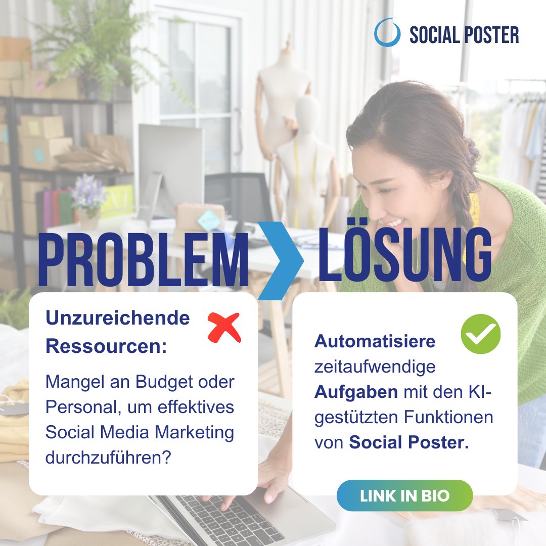 SocialPoster3's tweet photo. Die Automatisierungsfunktionen und integrierten Tools zur Content-Erstellung vereinfachen den Prozess der Inhaltserstellung und -verwaltung.

👉🏽https://t.co/Iuf5lSxhz4

#ContentErstellung
#SocialMediaAutomatisierung https://t.co/oWp7Jxb7er