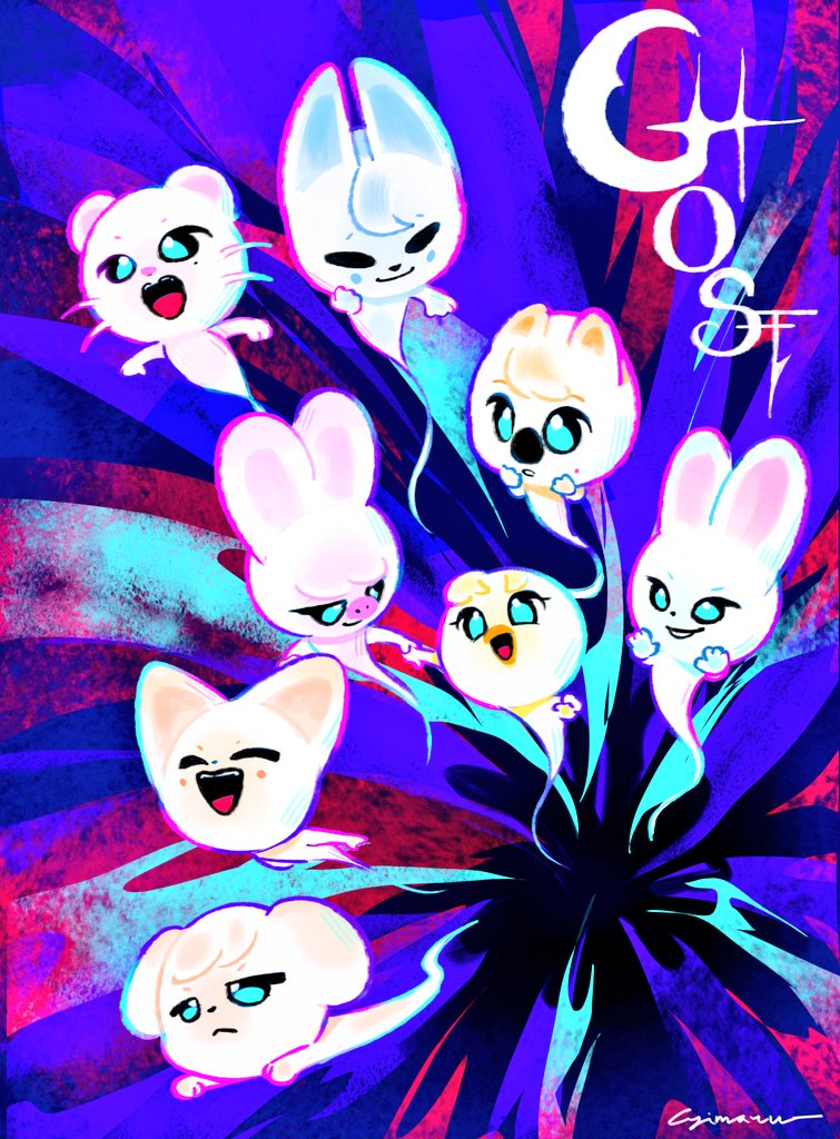 I feel like i'm a ghost, i'm out of my mind • 
#StrayKids #GHOST
#skzoo #skzfanart