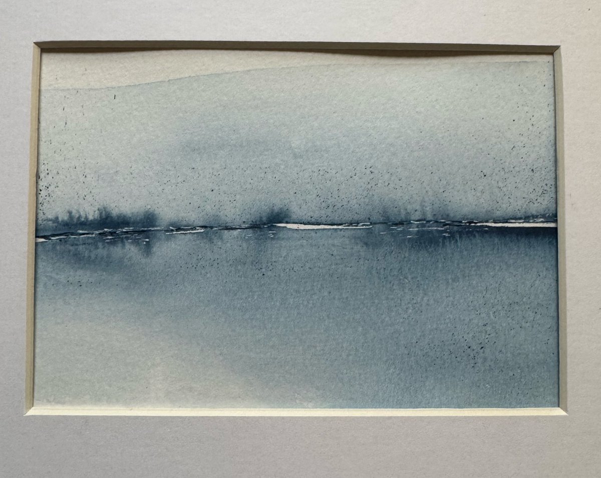 DrBrucePereira's tweet image. ‘Drifting Shadows’ in watercolour 

#artist #art #abstract #watercolor #watercolour #painter #paint #indigo