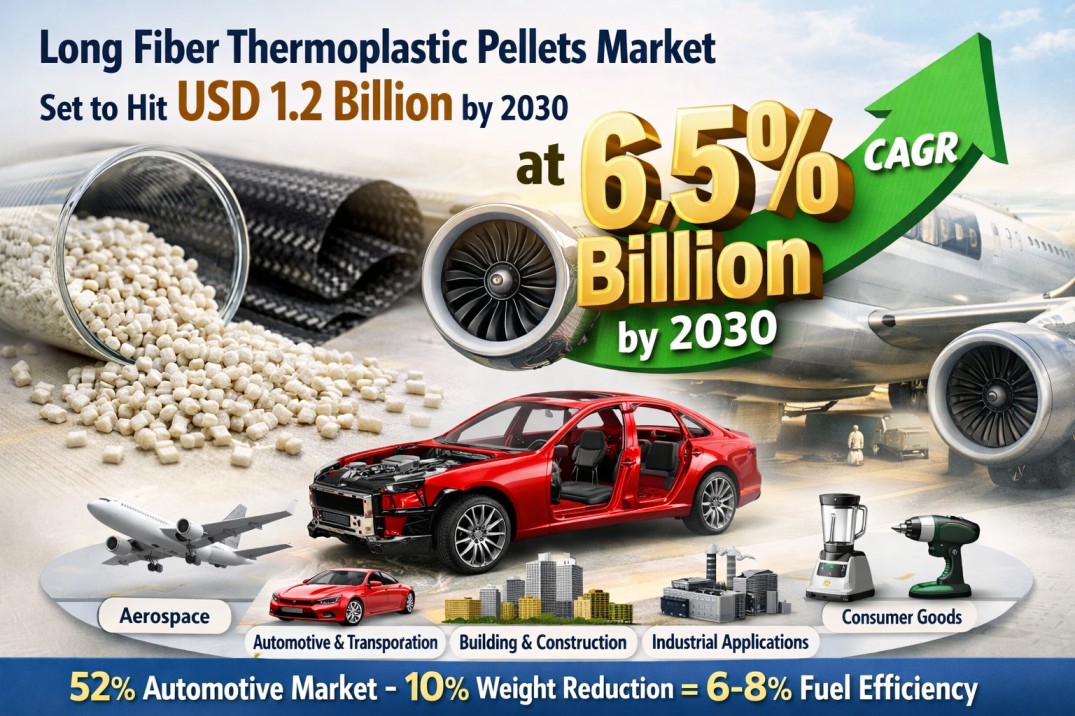 AyushBehra246's tweet image. Global Long Fiber Thermoplastic Pellets market valued at USD 1.2B in 2023, projected to expand at 6.5% CAGR through 2030. Driven by automotive, aerospace, and construction demand for lightweight composites
FREE Sample Report: 24chemicalresearch.com/download-sampl…

#MarketResearch #LFTPellets