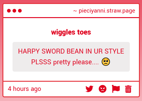 one Harpy Sword bean coming up