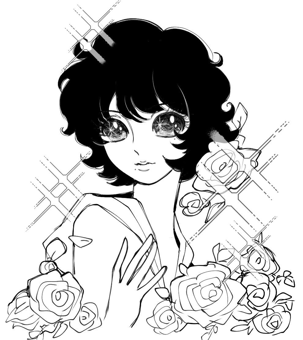 six if she was from a niche 1970s shoujo manga or something #ln