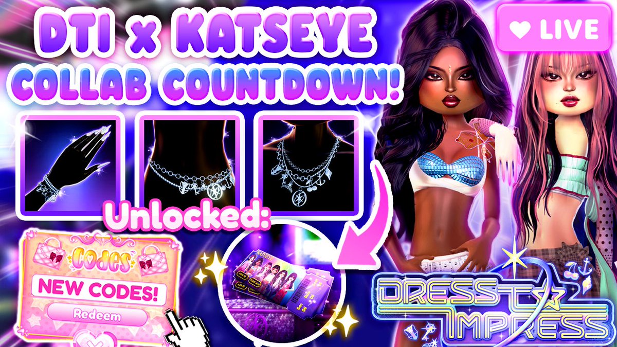 NabiiePlays's tweet photo. 🔴 LIVE - DRESS TO IMPRESS X KATSEYE UPDATE COUNTDOWN + FRIENDING! COME JOIN! | ROBLOX! Come join my stream!
https://t.co/jnuX16i7Ne
@dress2impress #dress2impress #dresstoimpress #dti https://t.co/8OtzSHxo7i