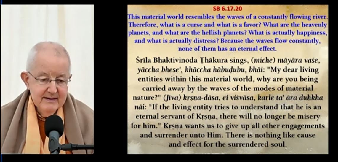 Romapada_Swami's tweet image. In this material world, neither the living entity himself nor others [friends and enemies] are the cause of material happiness and distress. 
#soul #truehappiness #happiness #romapadaswami 
facebook.com/photo/?fbid=15…