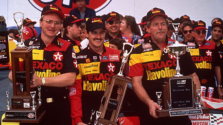 Yates_Doug's tweet photo. It is an incredible honor that my dad, Robert Yates, will be of inducted into the Motorsports Hall of Fame of America’s Class in 2027 at Daytona.  

His passion, work ethic, and love for racing built a legacy that continues to inspire all of us every day.  Thanks to everyone at @MotorsportsHOF and congratulations to all the other inductees as well.

(Photo from 1992 Daytona 500)