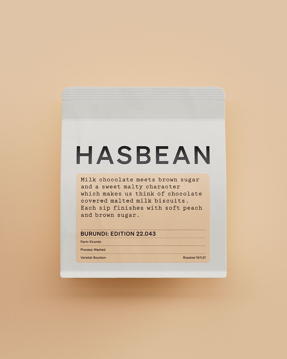 PENTAWARDS's tweet image. Studio Tyrrell's #packagingdesign for Hasbean. The studio brought structure to the brand's constantly evolving range of blends through a taxonomic approach that encourages exploration and discovery. #DailyDesignInspiration