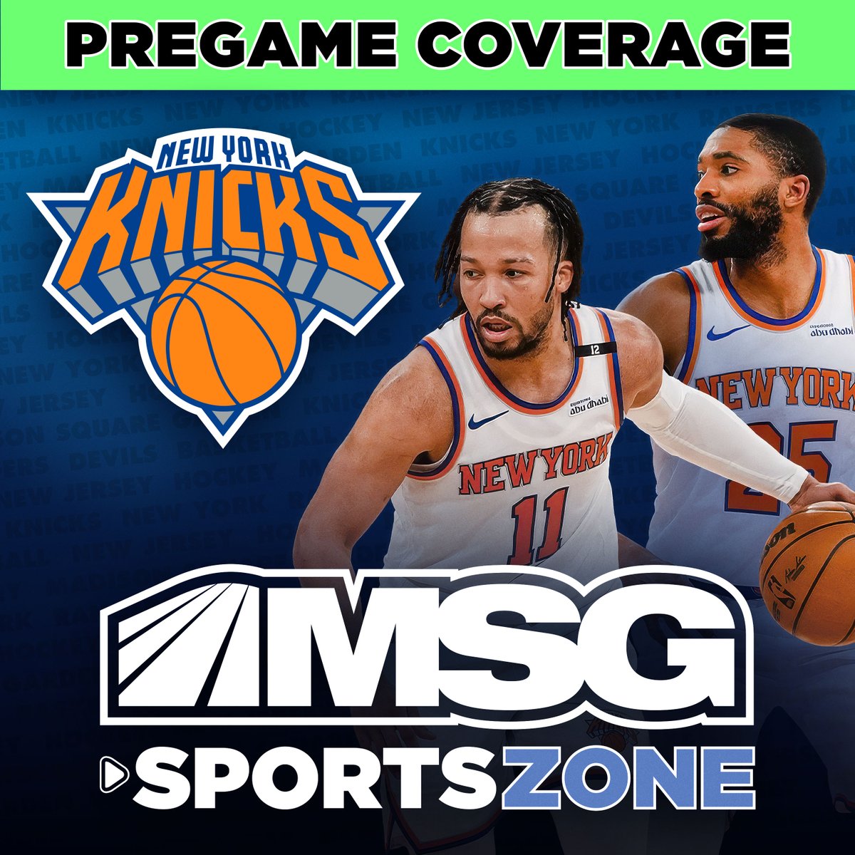 TabloTV's tweet image. 🏀 THE KNICKS ARE IN THE PLAYOFFS! 🏀

📺 Catch all the action on MSG SportsZone with Tablo TV:

🎬 TONIGHT'S GAME 1: LIVE pre-game coverage starts at 5pm ET, with LIVE post-game coverage right after the game ends

Don't miss a moment of playoff basketball! 

#Tablo #Knicks