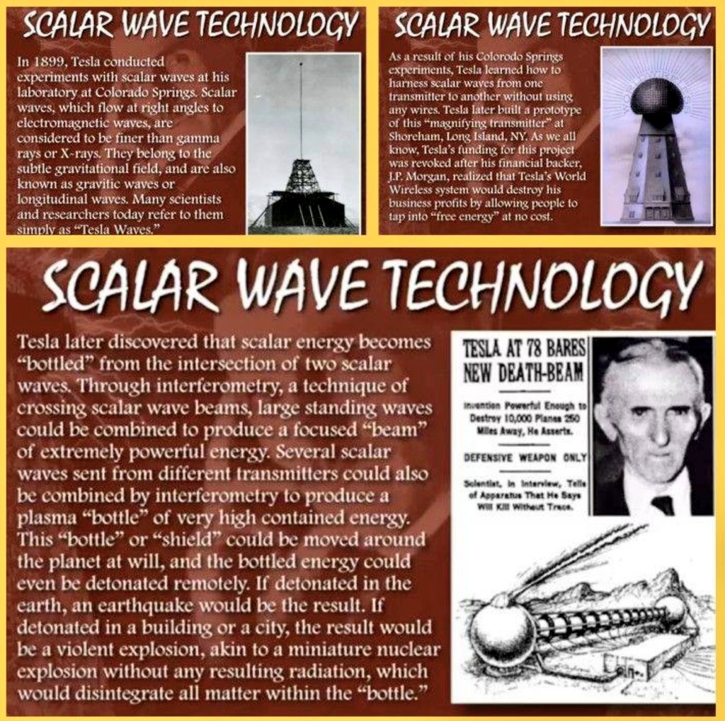 XPHOENIXDRAGON's tweet image. 📡💥 Scalar Wave Technology❓️

⚡️Nikola Tesla: