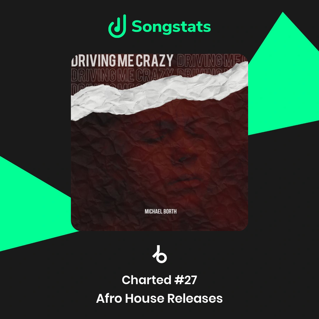 profimusic's tweet photo. Michael Borth with “DRIVING ME CRAZY” charted at No. 27 in the Top 100 Afro House Releases on @beatport 🔥 https://t.co/xAO93ylYx3
.
#michaelborth #beatport #beatportcharts #afrohouse https://t.co/MgkBHDbMKI