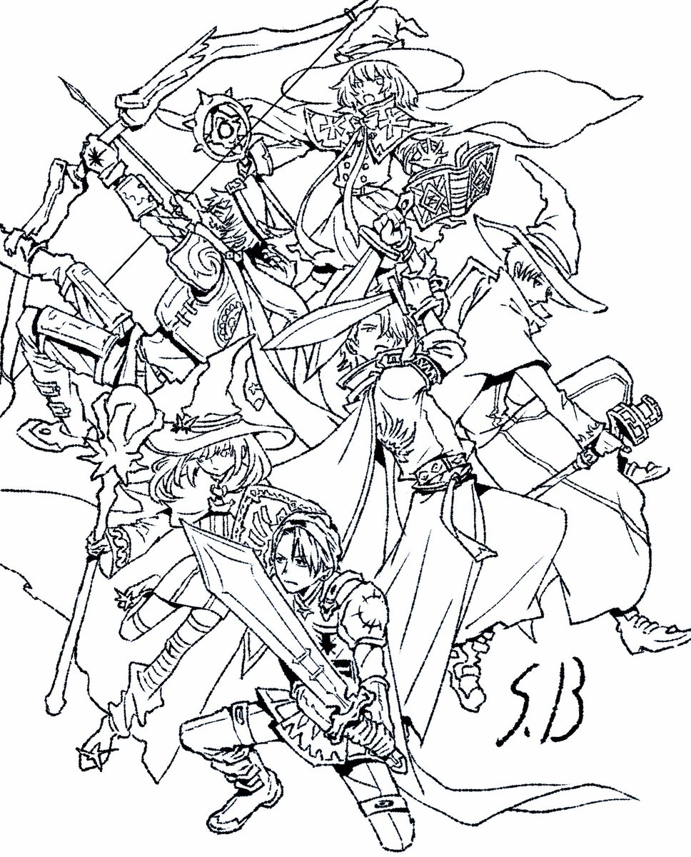 ASADA騎士団描く