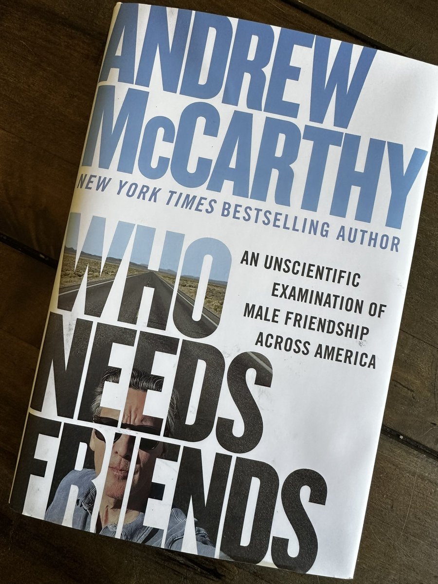XStrangeHistory's tweet image. Amazon just delivered my copy of Andrew McCarthy’s latest book. Buy it for anyone in your life who might be interested in reading it. I hope he replies to my interview request. #andrewmccarthy
