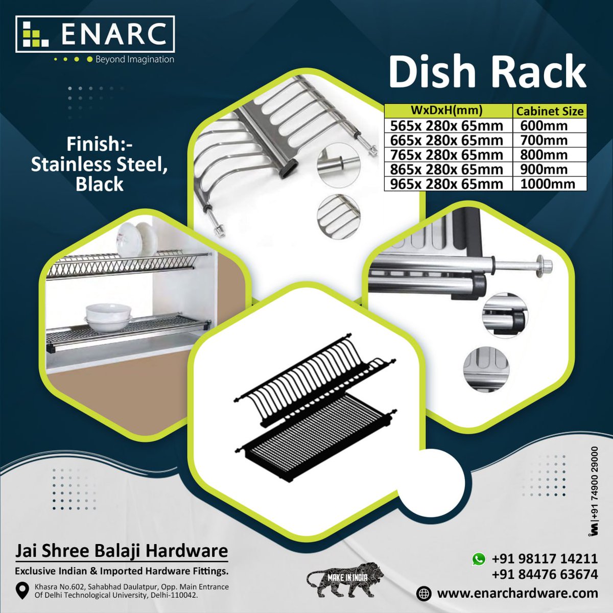 ibais_hardware's tweet image. JAI SHREE BALAJI HARDWARE(DELHI)
 
📞Mr.Ankit Aggarwal  +919811714211
📞Mr.Manish Aggarwal  +918447663674
📲ibais.biz/8447663674
.
#KitchenOrganization #DishRack #KitchenDesign #ModularKitchen #KitchenAccessorie #KitchenStorage #HomeImprovement #SmartKitchen
.
@ibais_hardware